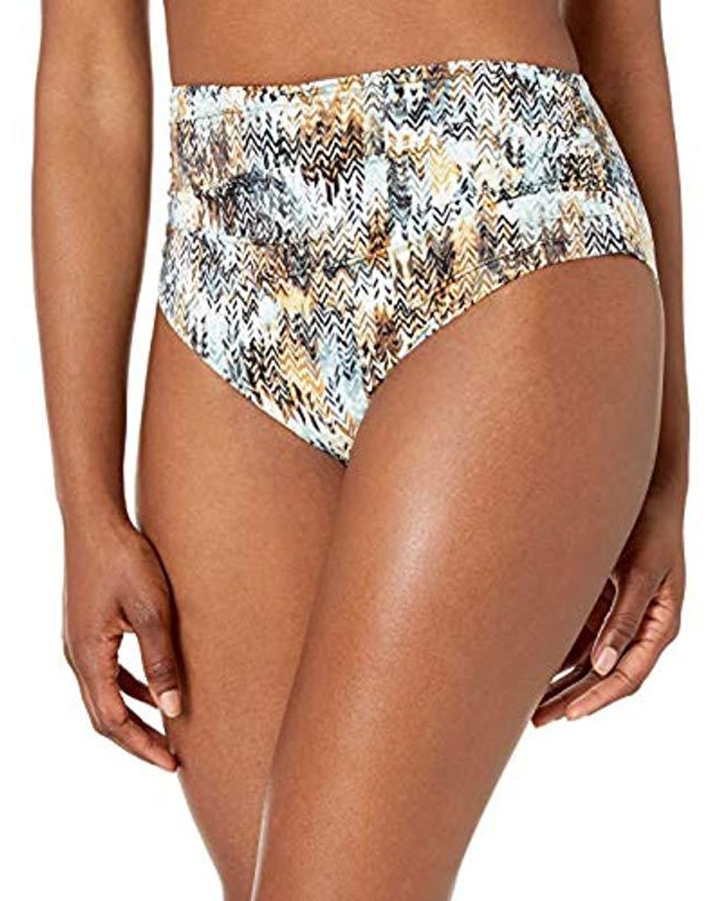 BCBGMAXAZRIA Womens Rouched Soft Band Hipster Solid Color Bikini Bottom