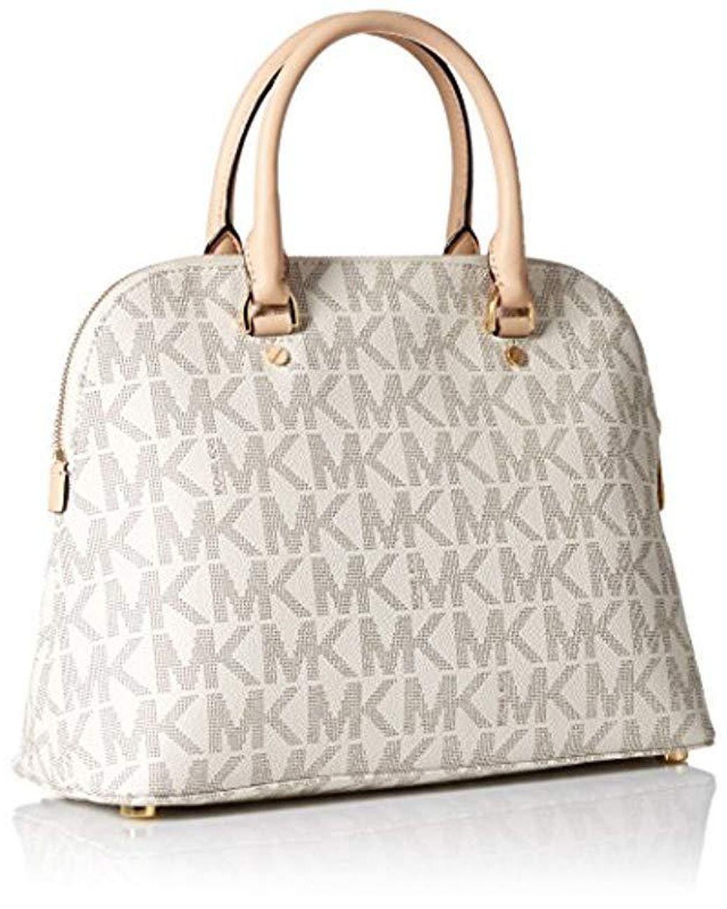 MICHAEL Michael Kors Cindy Large Dome Satchel Satchel Vanilla | Lyst