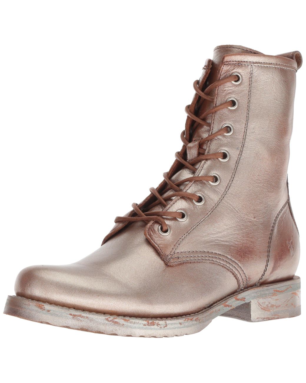 veronica combat boot whiskey