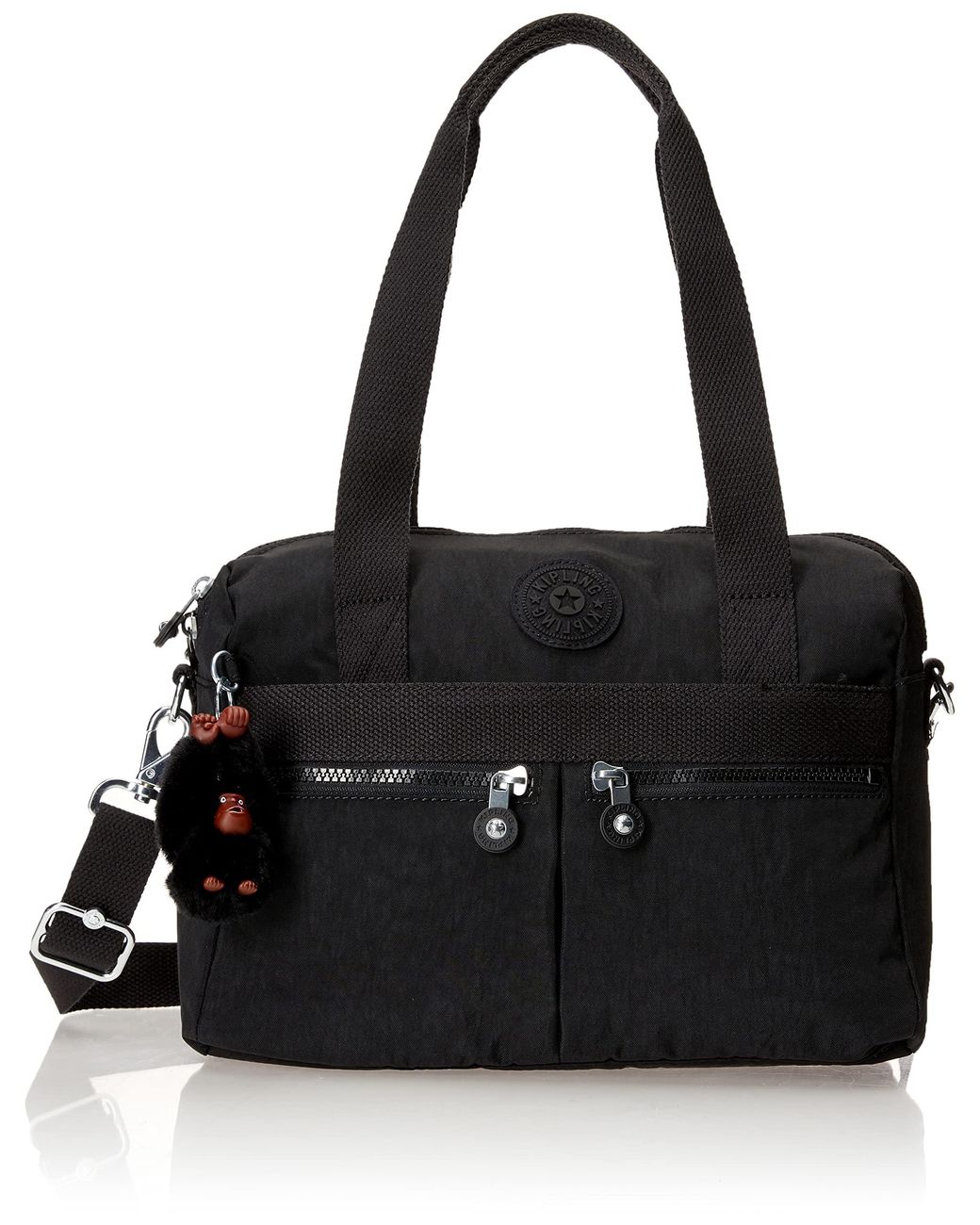 Kipling Synthetic Klara Handbag in Black | Lyst