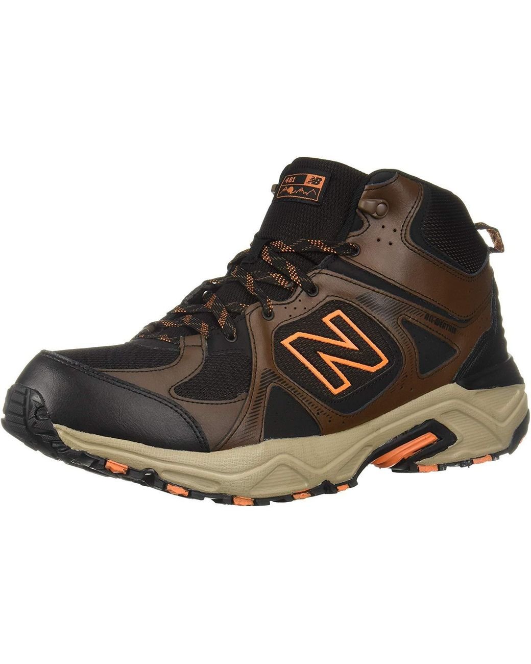 New Balance 481 V3 Mid-cut Hiking Shoe in Black for Men | Lyst