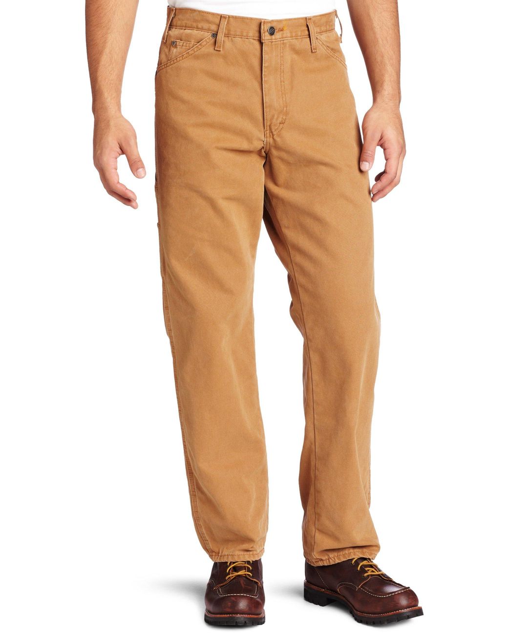 Dickies Relaxed Fit Sanded Duck Carpenter Jean in Brown for Men - Save ...