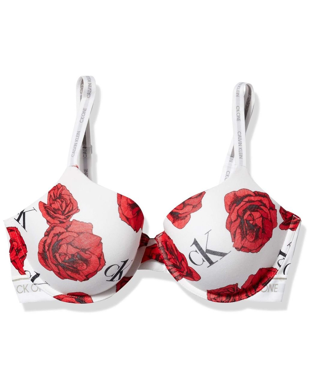 Calvin Klein Ck One Cotton Lightly Lined Demi Bra Lyst