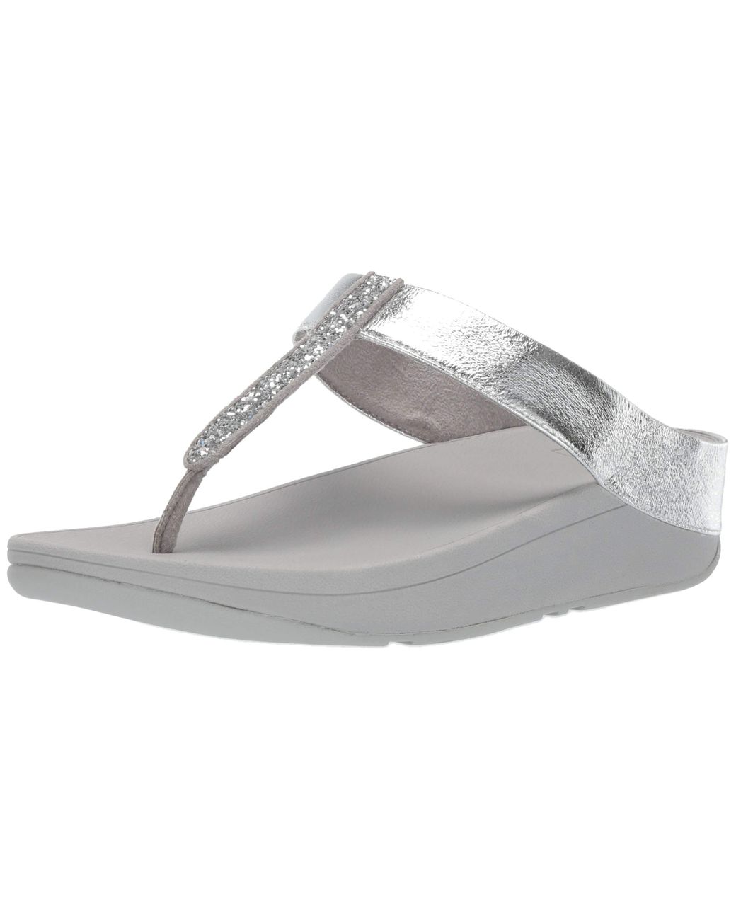 glitzy flip flops