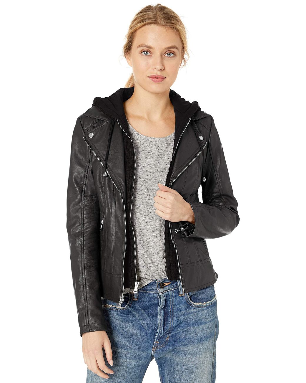 g by guess leather jacket