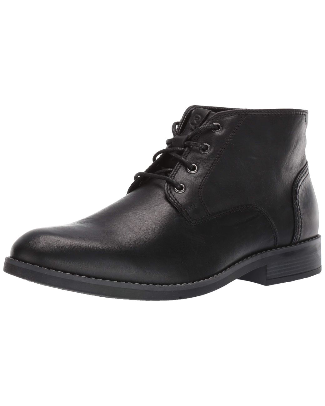 rockport black chukka boots