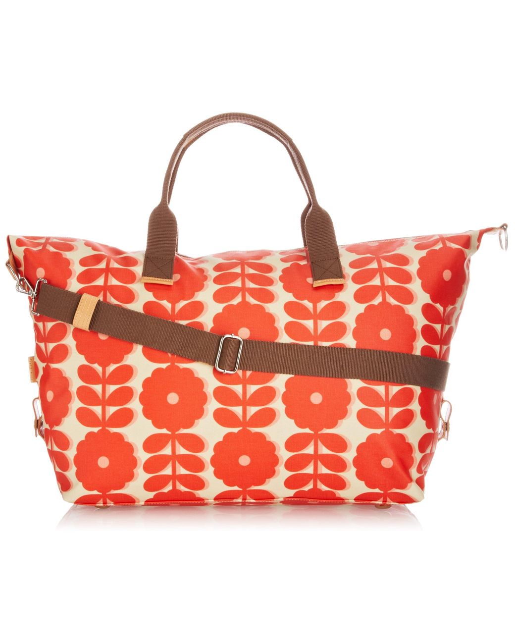Orla Kiely Cutout Wildflower Weekend Bag in Red Lyst