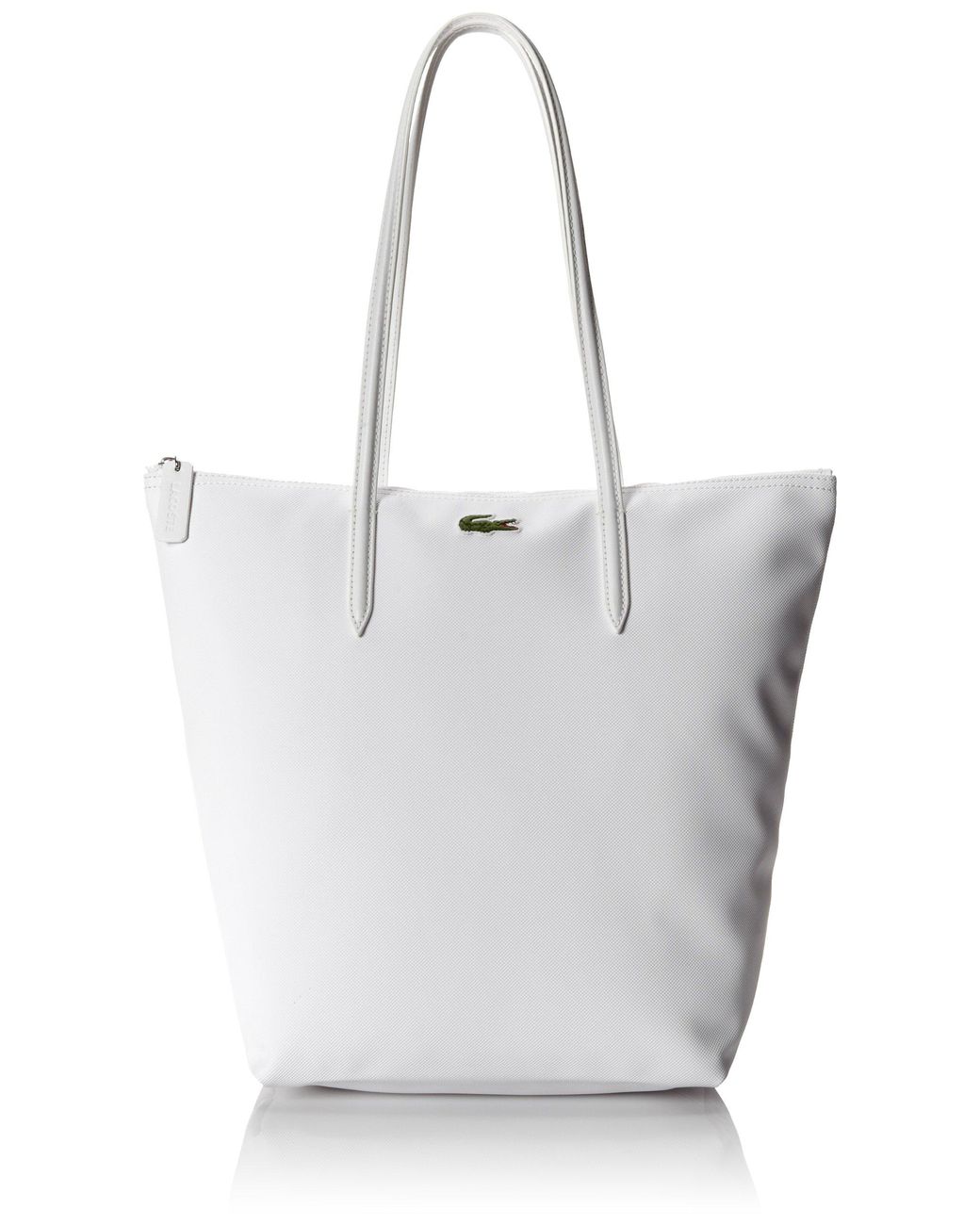 Lacoste Concept Vertical Tote Bag in White - Lyst