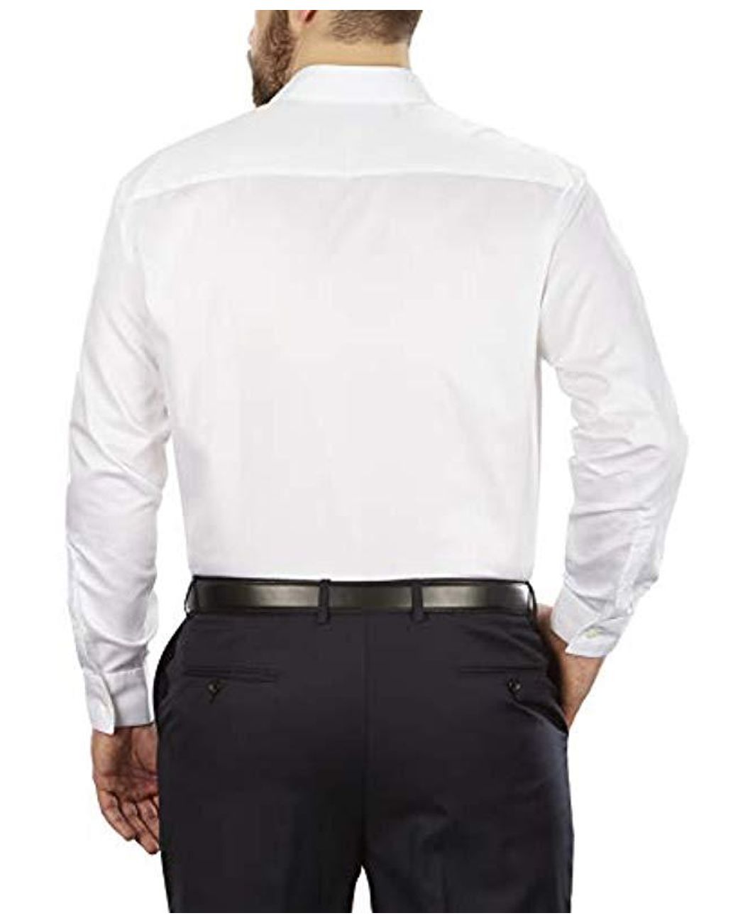 geoffrey beene mens dress shirts regular fit solid sateen