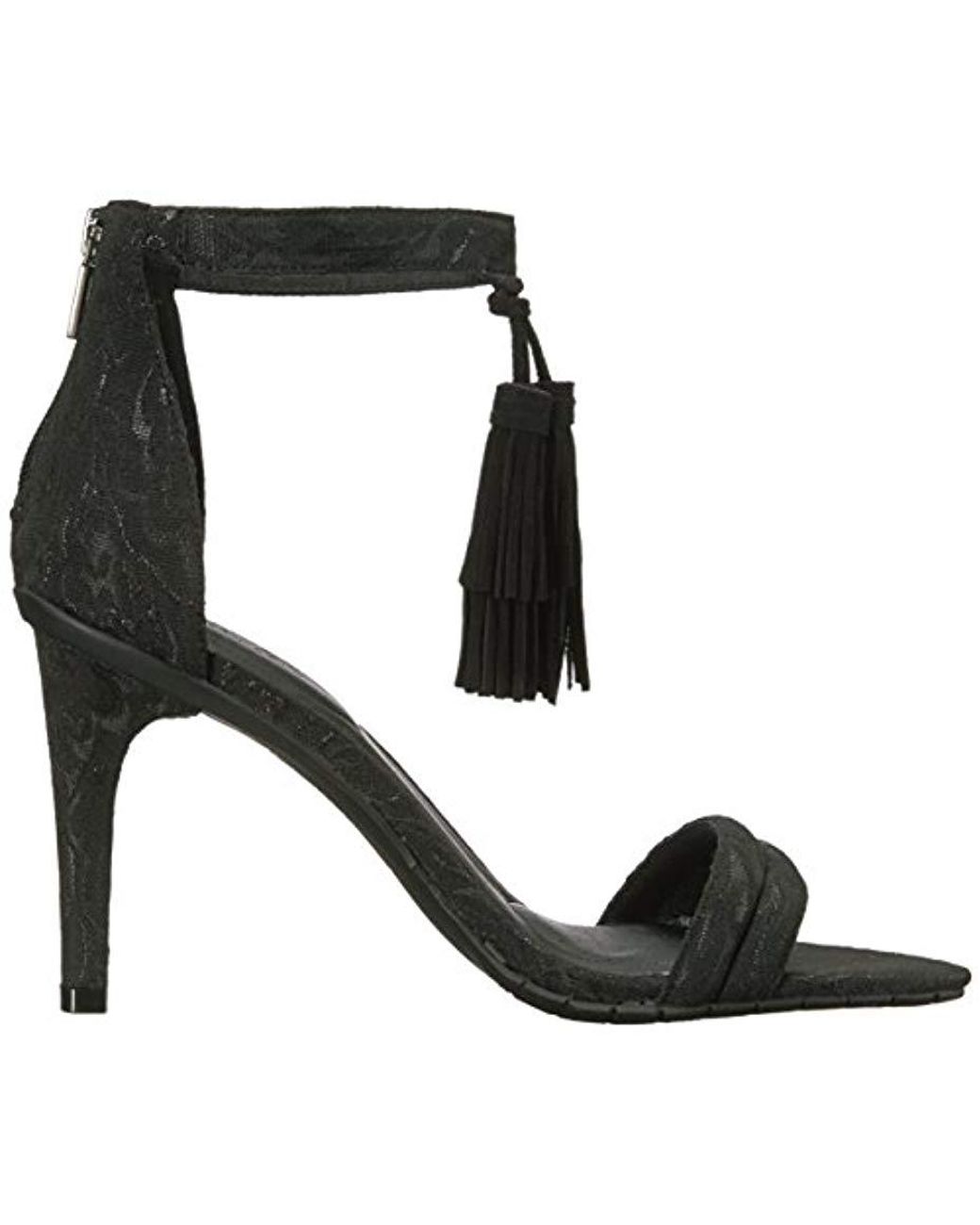 gianni bini moneekas block heel tassel mules