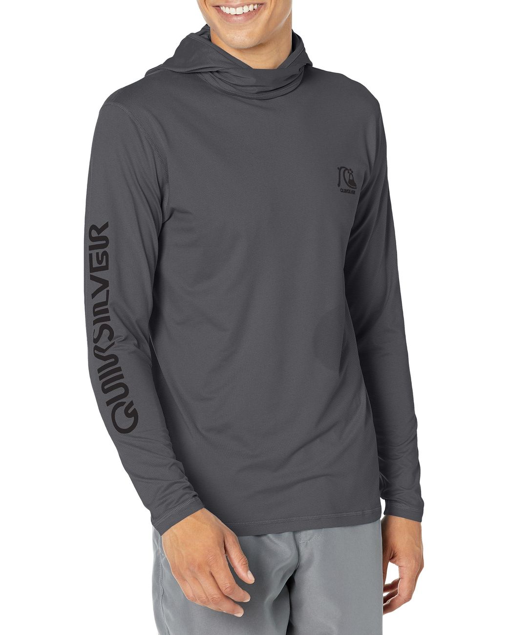 Quiksilver hooded best sale rash guard