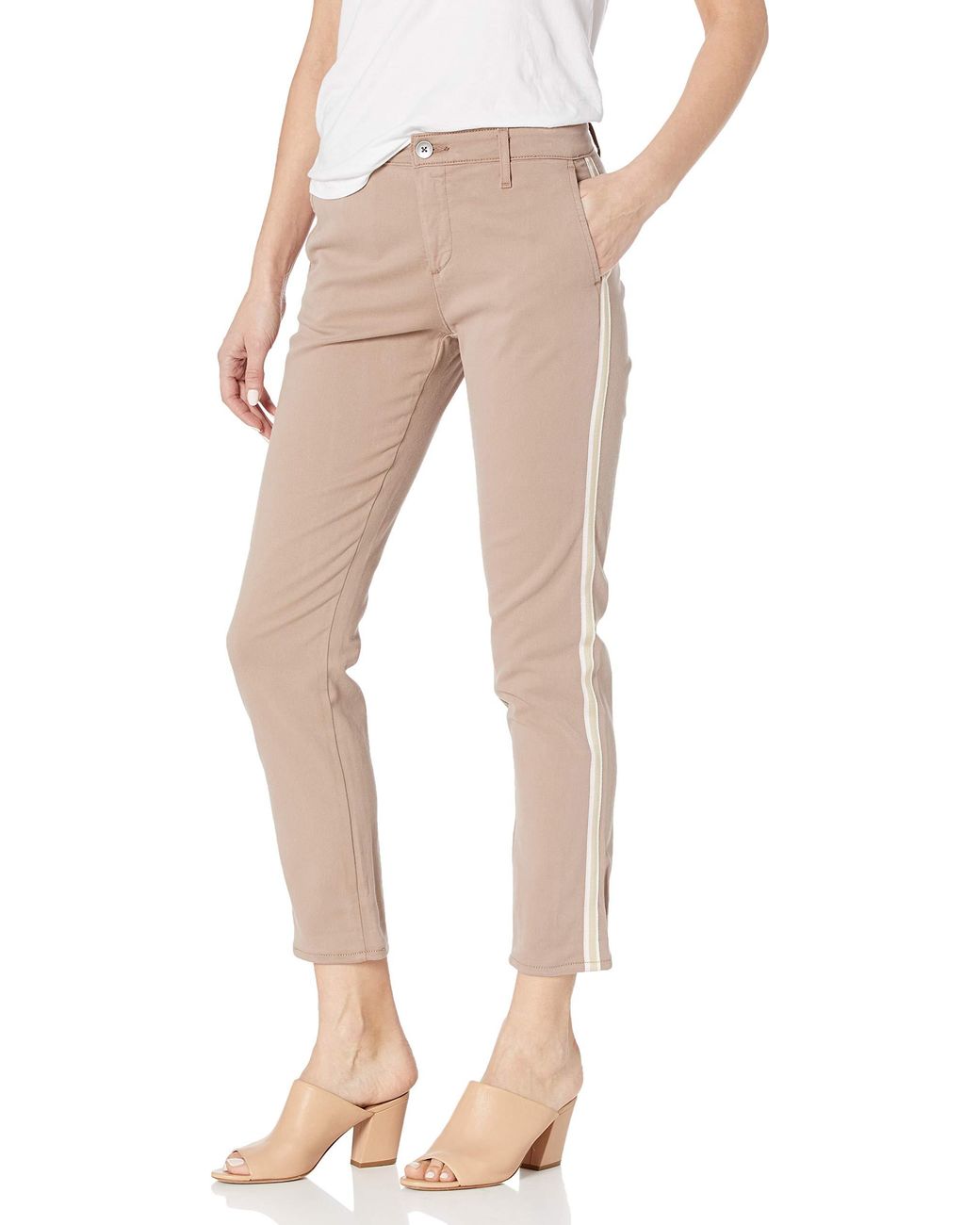 AG Jeans Caden Tailored Fit Trouser Pant in Natural - Lyst
