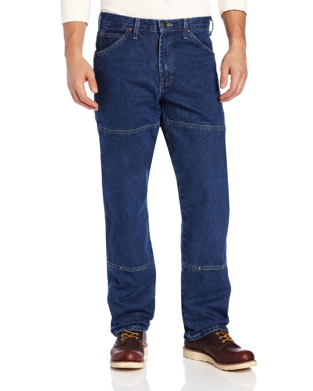 Dickies Denim Relaxed Fit Workhorse Jean in Stone Washed Indigo Blue ...
