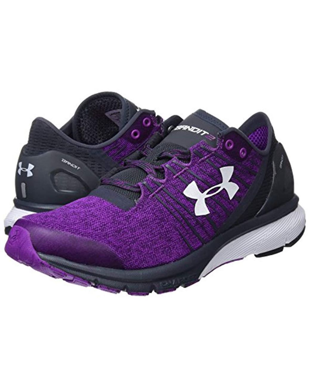 Under Armour Rubber Charged Bandit 2 Cross-country Running Shoe in Purple |  Lyst