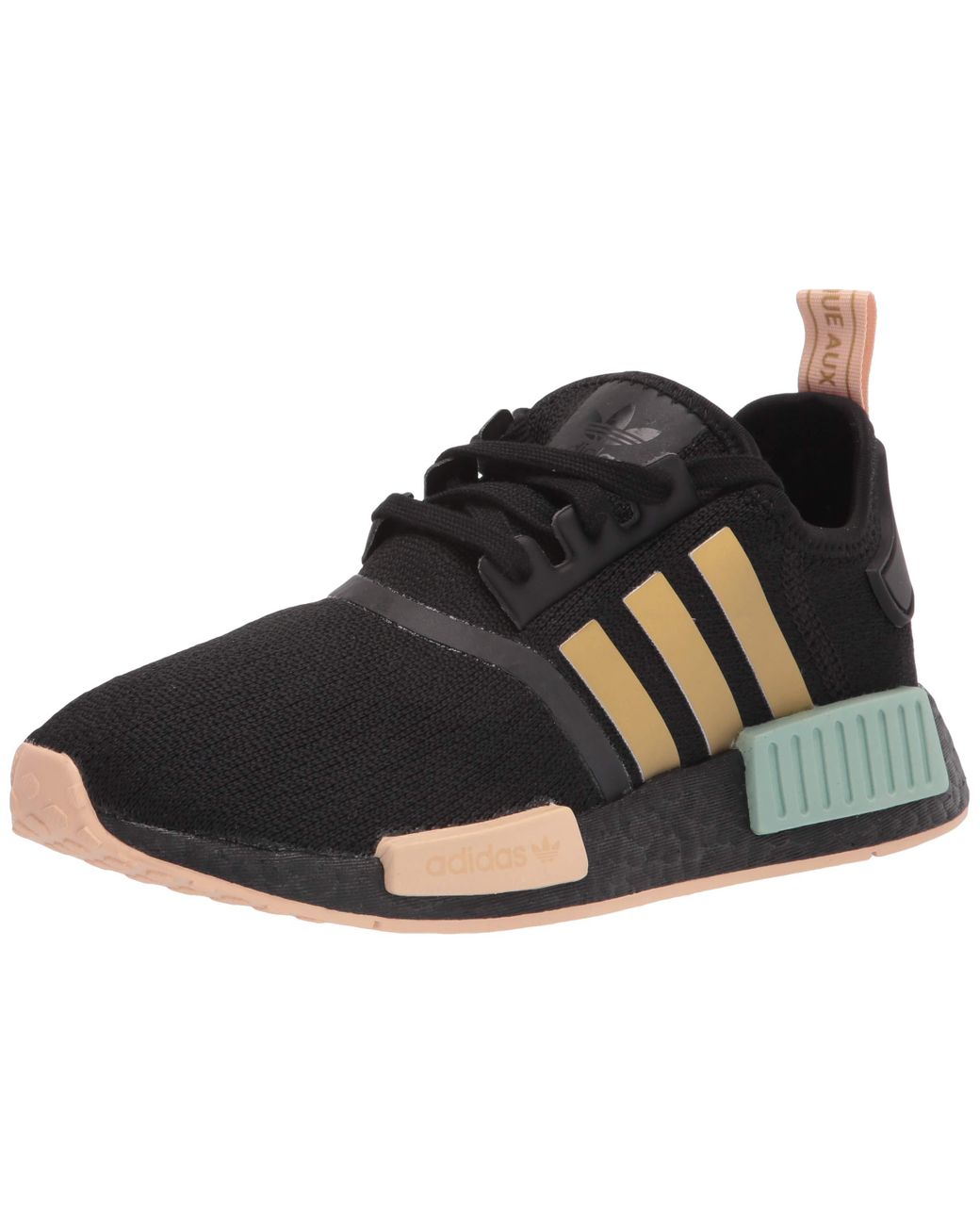 adidas Originals Originals Womens Nmd_r1 Cream White/gold  Metallic/screaming Pink 10 | Lyst