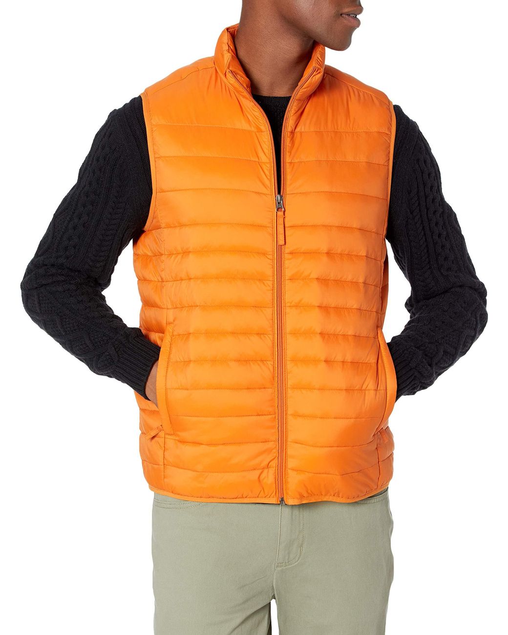 Amazon Essentials Lightweight Waterresistant Packable Puffer Vest in