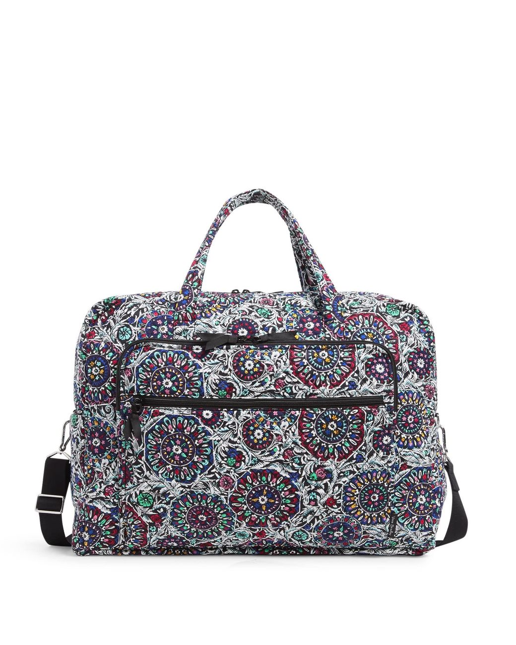Vera Bradley Cotton Grand Weekender Travel Bag in Blue Lyst