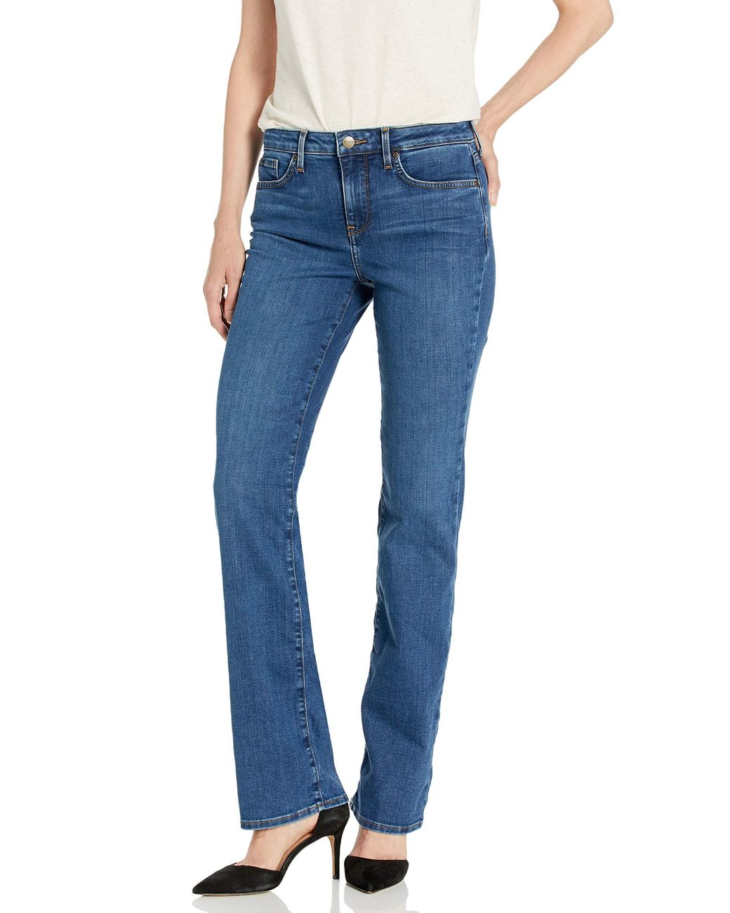 NYDJ Denim Womens Barbara Boot-cut Jeans in Blue - Save 20% - Lyst