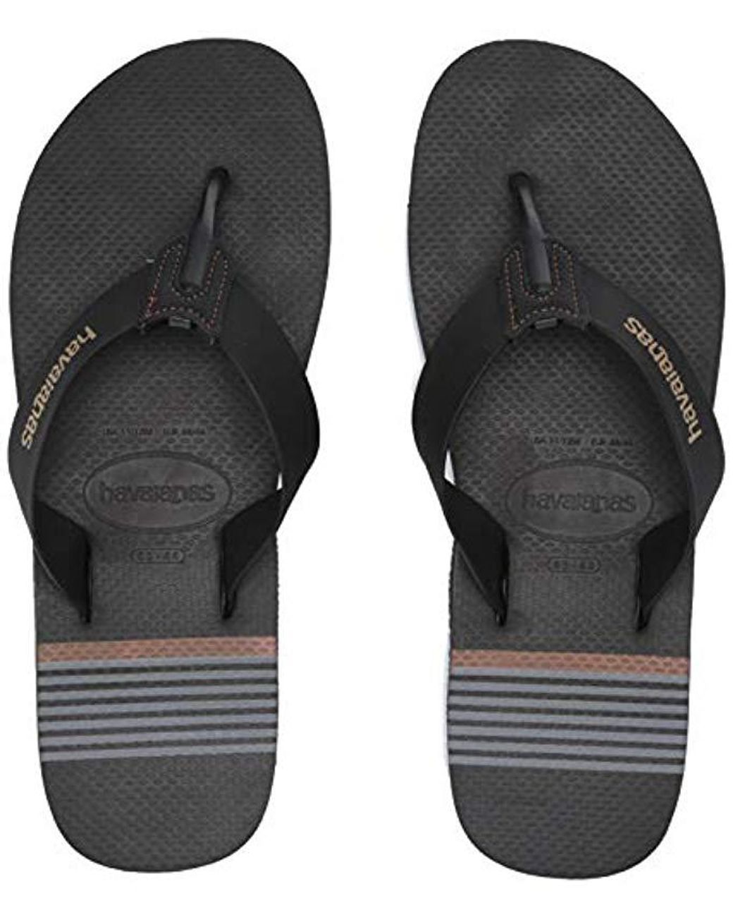 Havaianas Leather Urban Craft Flip Flops in Black for Men Save 39 Lyst