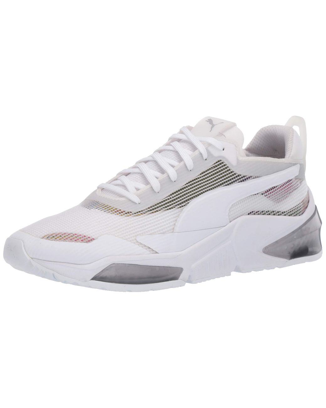 PUMA Lqdcell Optic Xi Iridescent Training Shoes in White | Lyst
