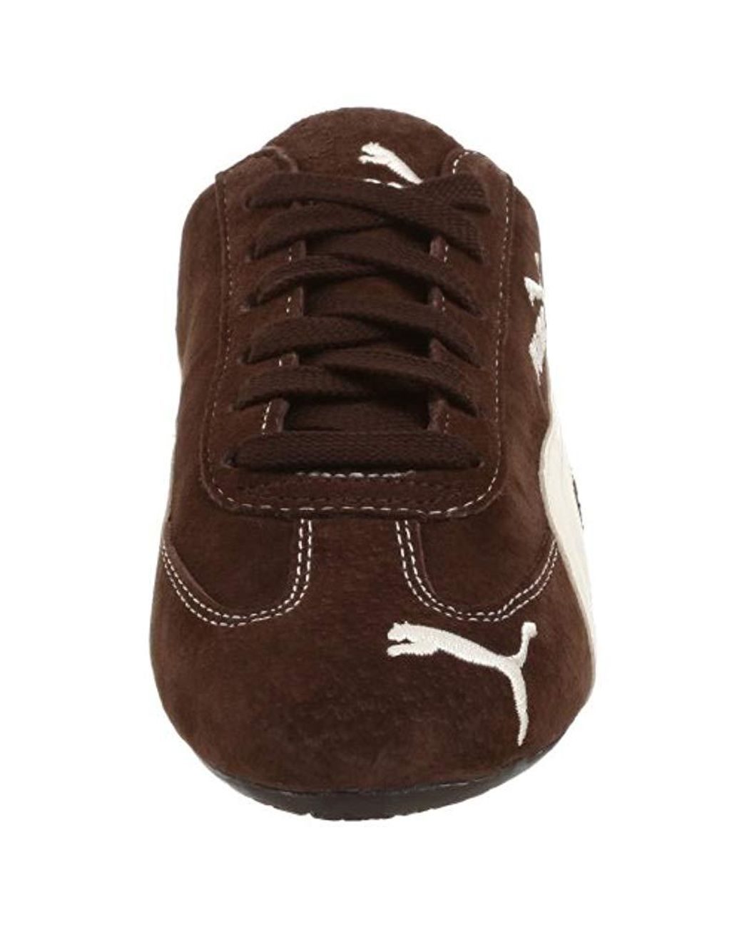 PUMA Suede Speed Cat Sd Us Sneaker in Brown/White (Brown) | Lyst