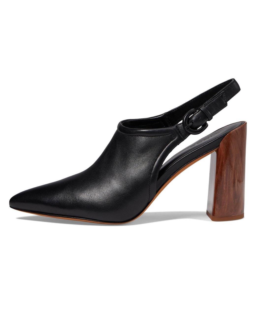 Vince Pyra Slingback Pointed Toe High Heels Pump in Black Lyst