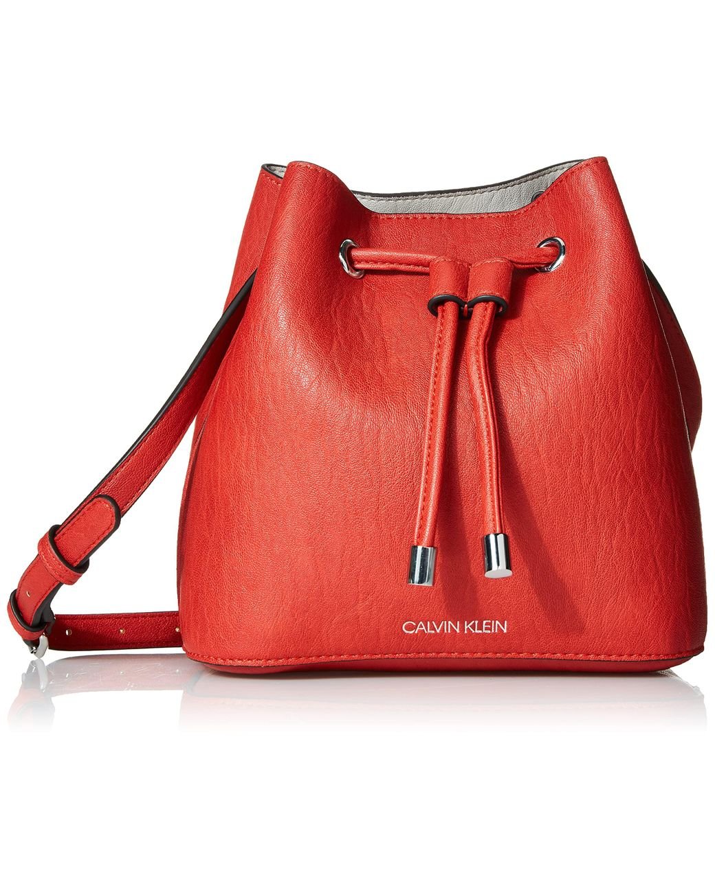 Calvin Klein Gabrianna Novelty Mini Bucket Crossbody in Red | Lyst Calvin Klein Gabrianna Novelty Mini Bucket Crossbody in Red | Lyst