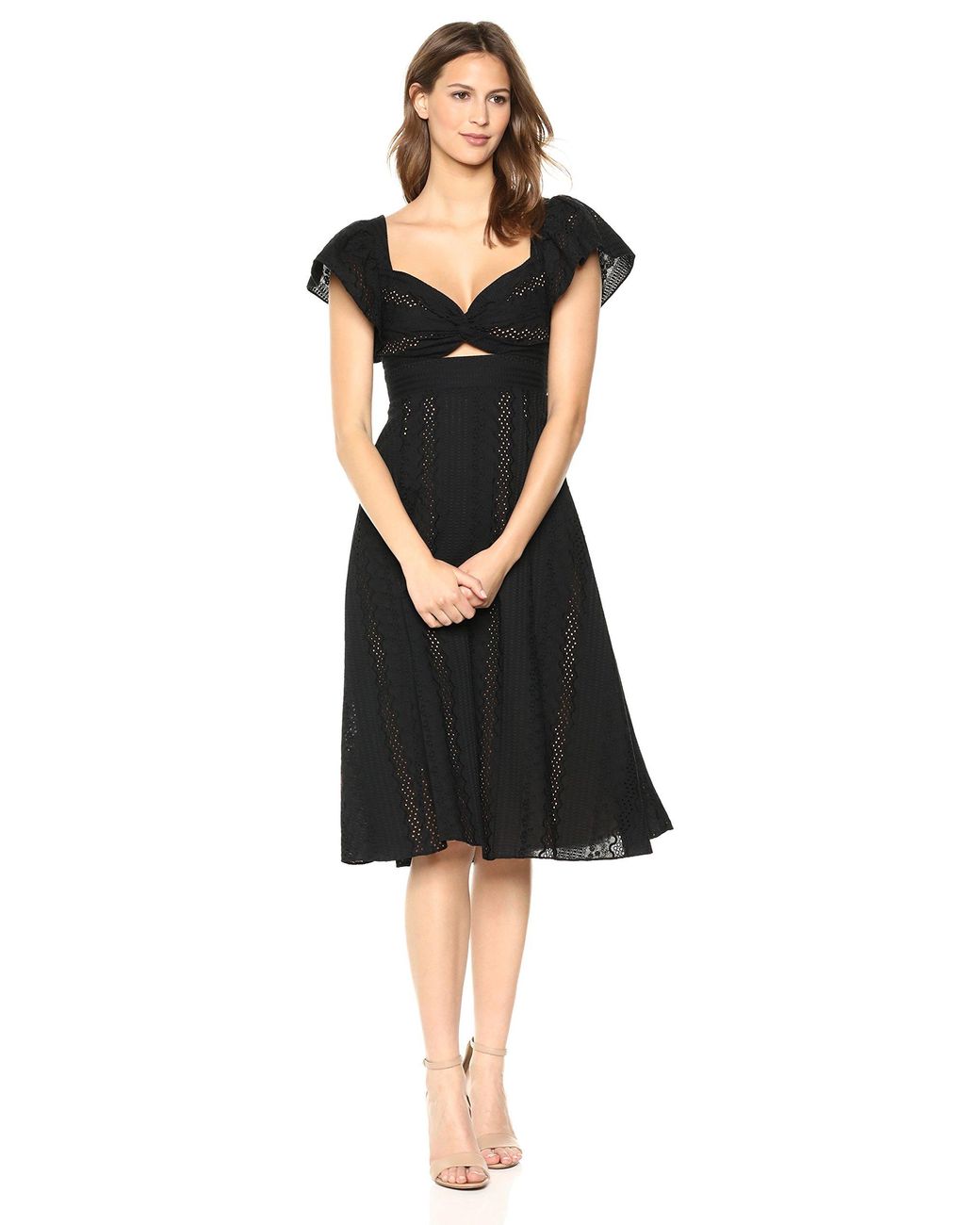 fit n flare midi dress