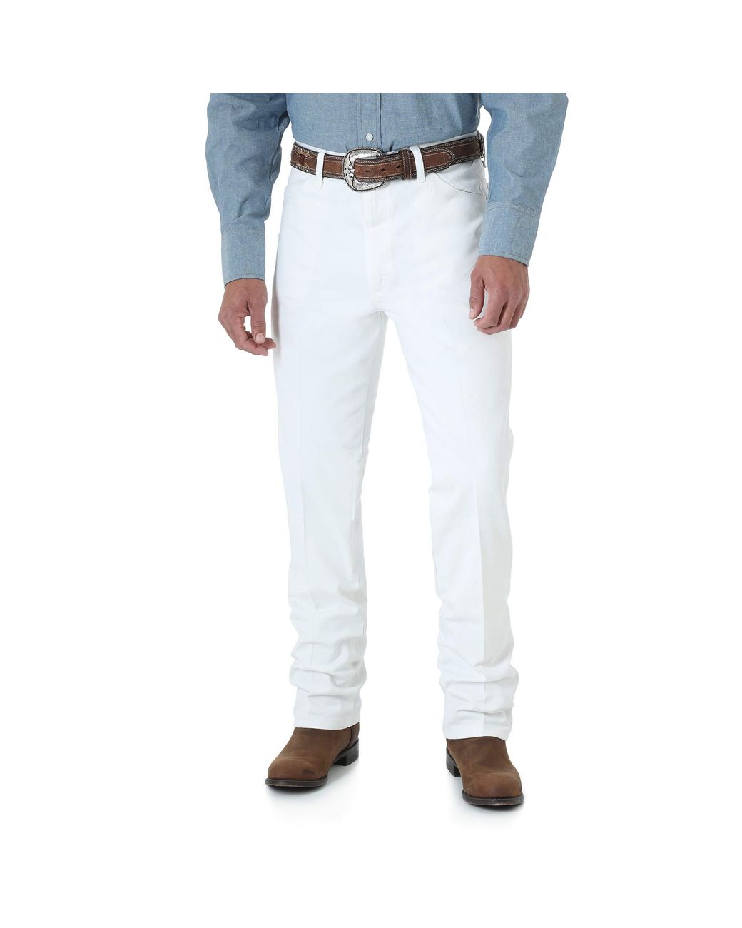 Wrangler Denim 0936 Cowboy Cut Slim Fit Jean in White for Men - Save 42 ...