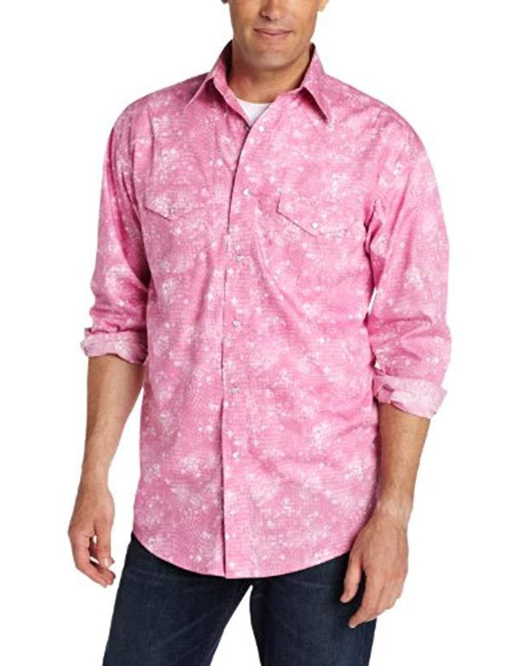 Wrangler Tough Enough To Wear Breast Cancer Awareness Shirt in Pink for Men  | Lyst