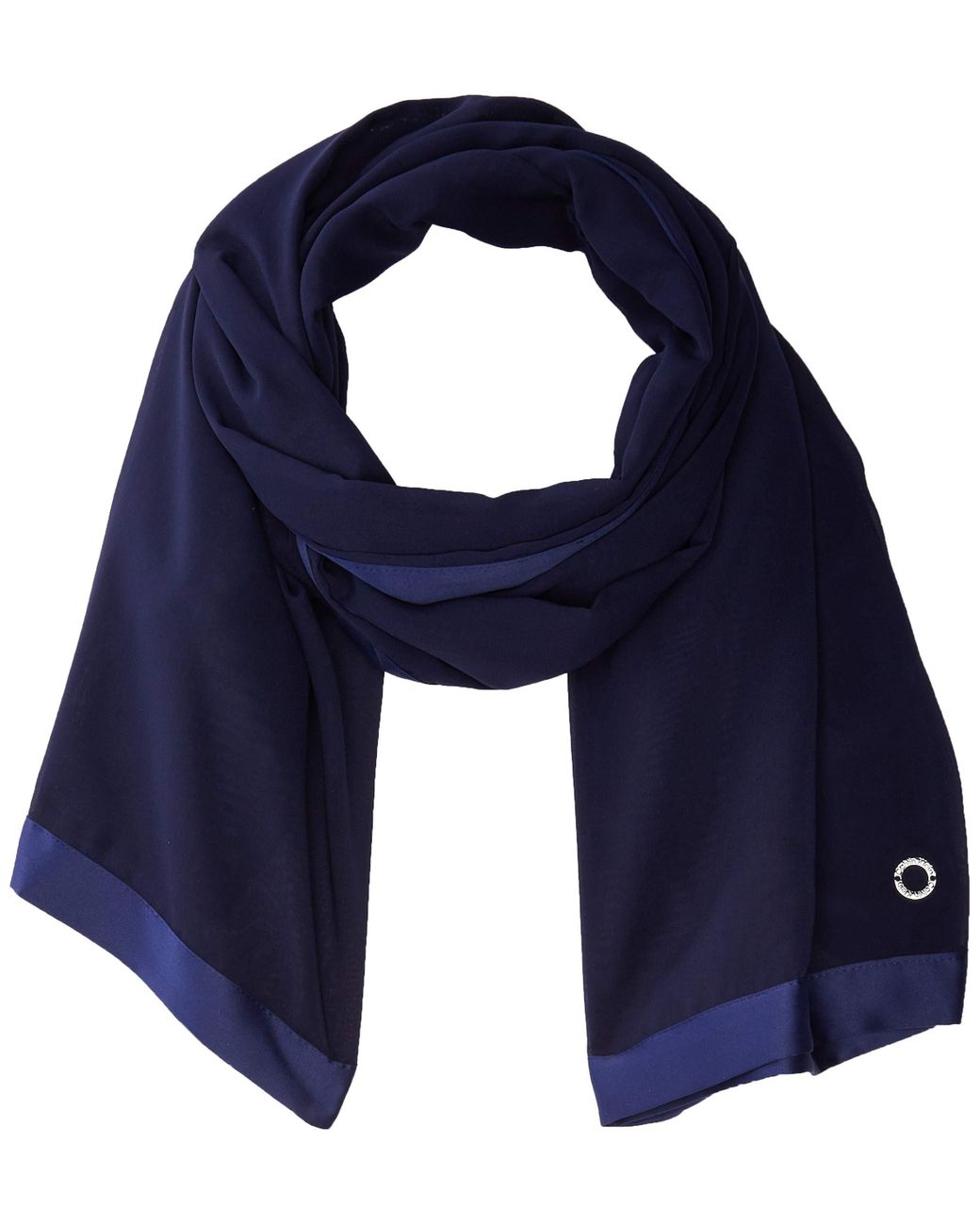 Calvin Klein Synthetic Lightweight Wrap Scarf in Navy (Blue) Save 20