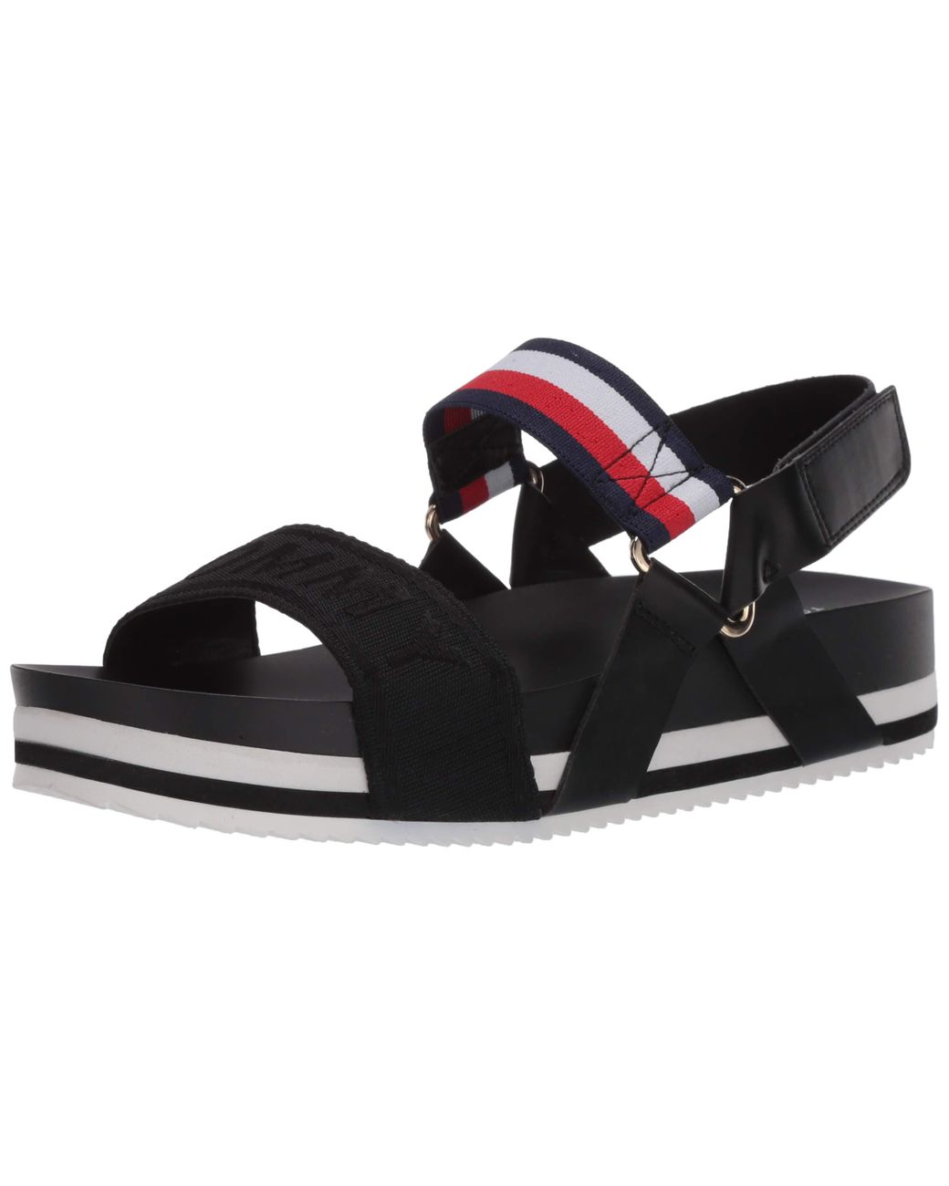 Tommy Hilfiger Sport Sandal in Black - Save 2% - Lyst