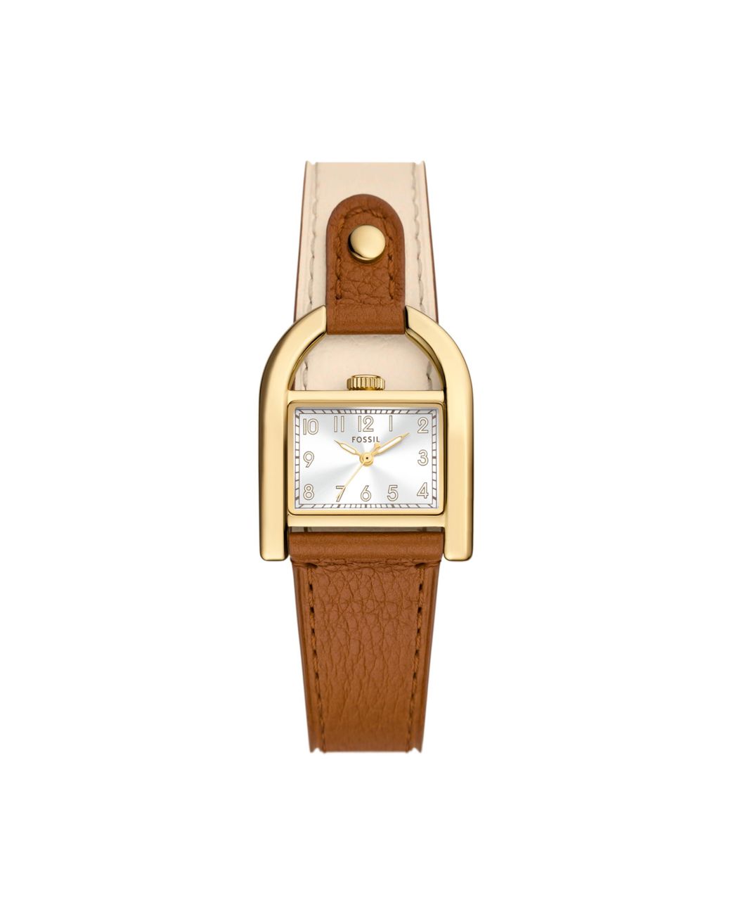 Fossil Harwell Quartz Stainless Steel And Leather Three hand Watch