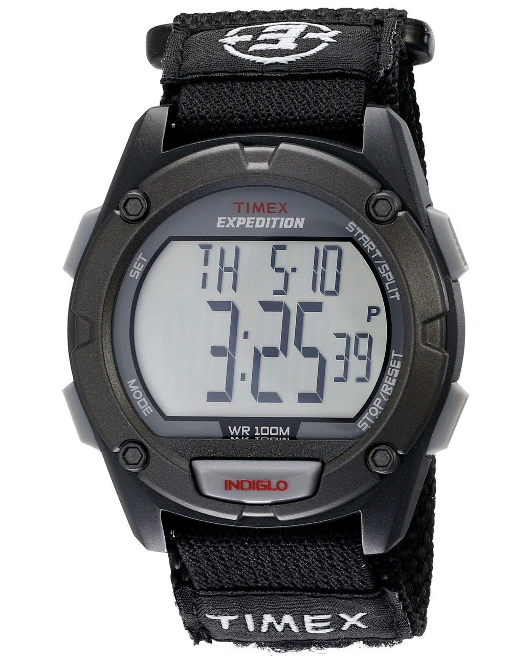 Timex T49993 Expedition Full-size Digital Cat Green/black Mixed Material  Strap Watch | Lyst