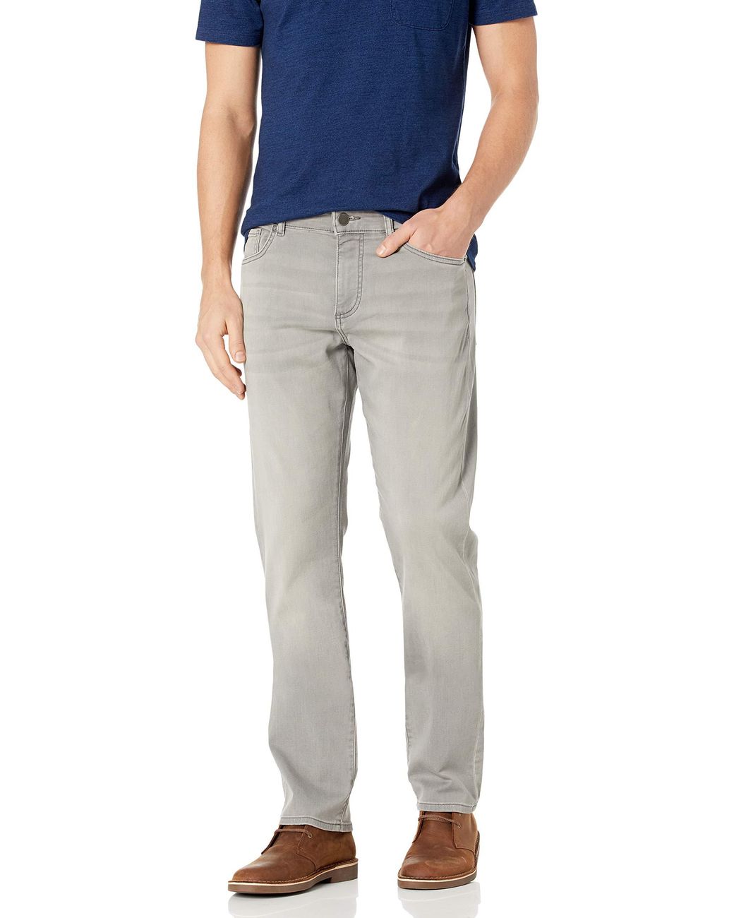 DL1961 Dl Ultimate Knit Russell-slim Straight Fit Leg Jean in Gray for Men - Save 20% - Lyst