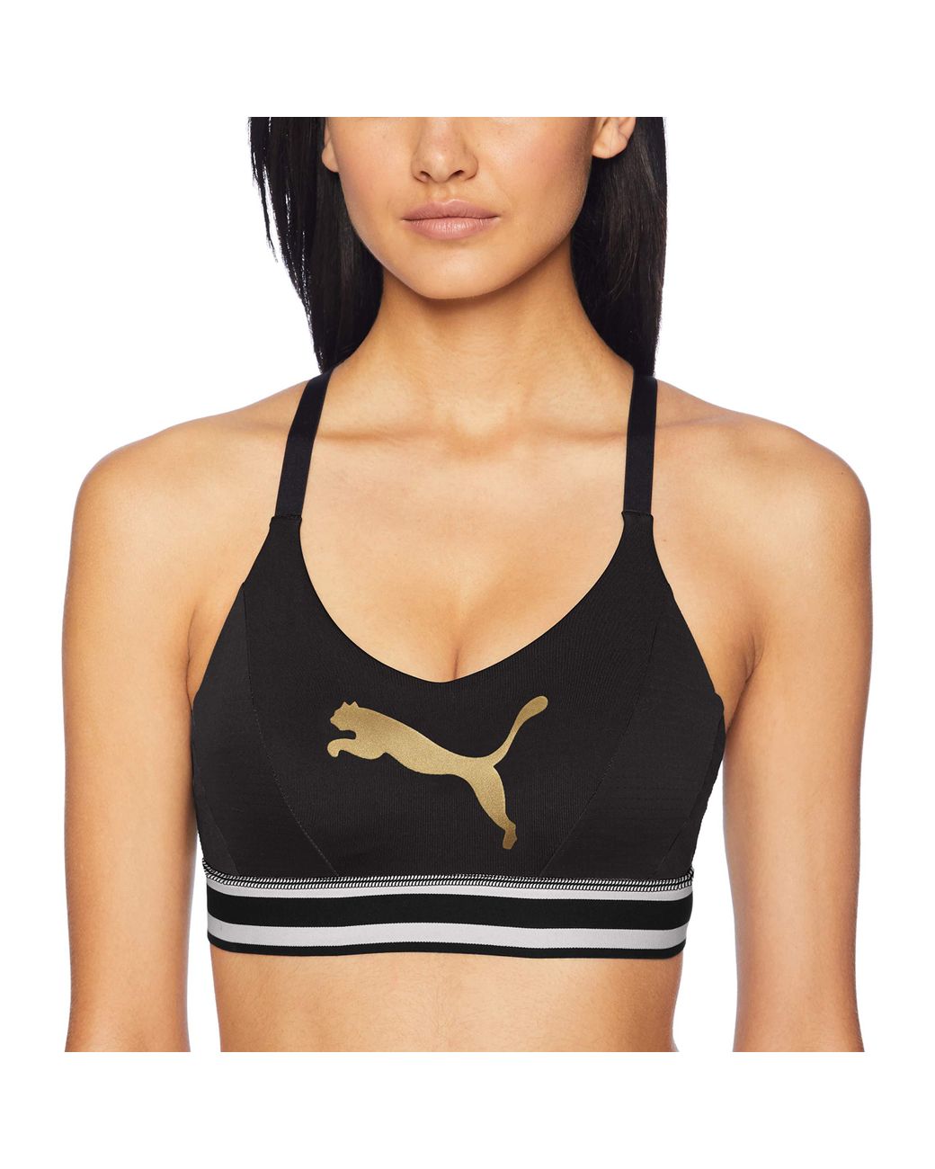 puma logo bra