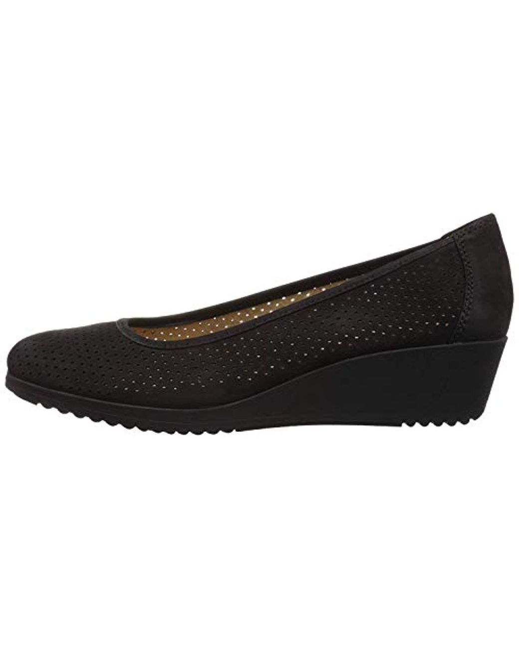 Naturalizer Betina 2 Narrow/medium/wide Wedge Shoes in Black | Lyst