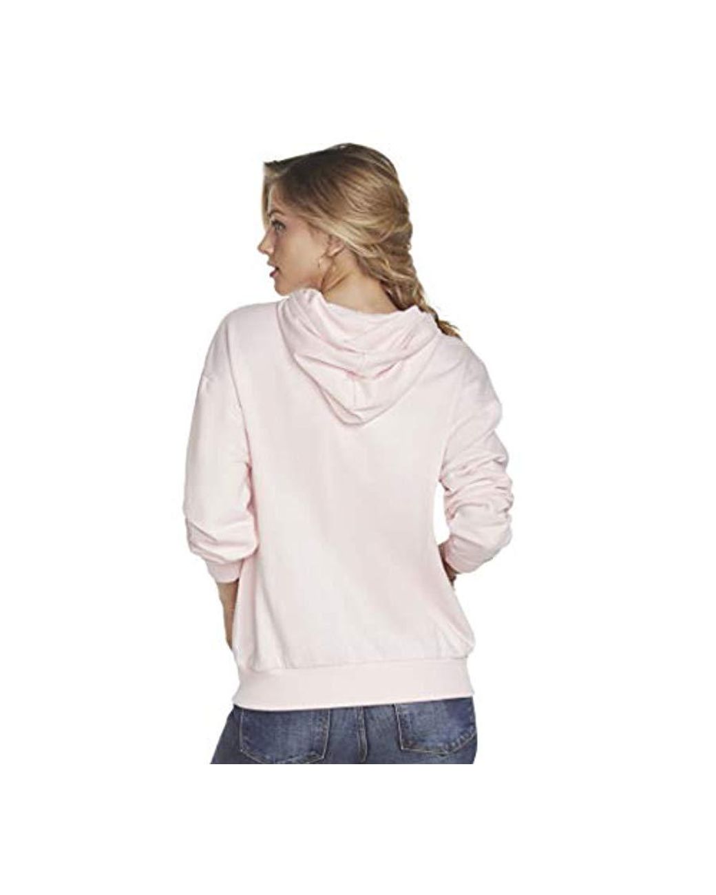 skechers hoodie womens white