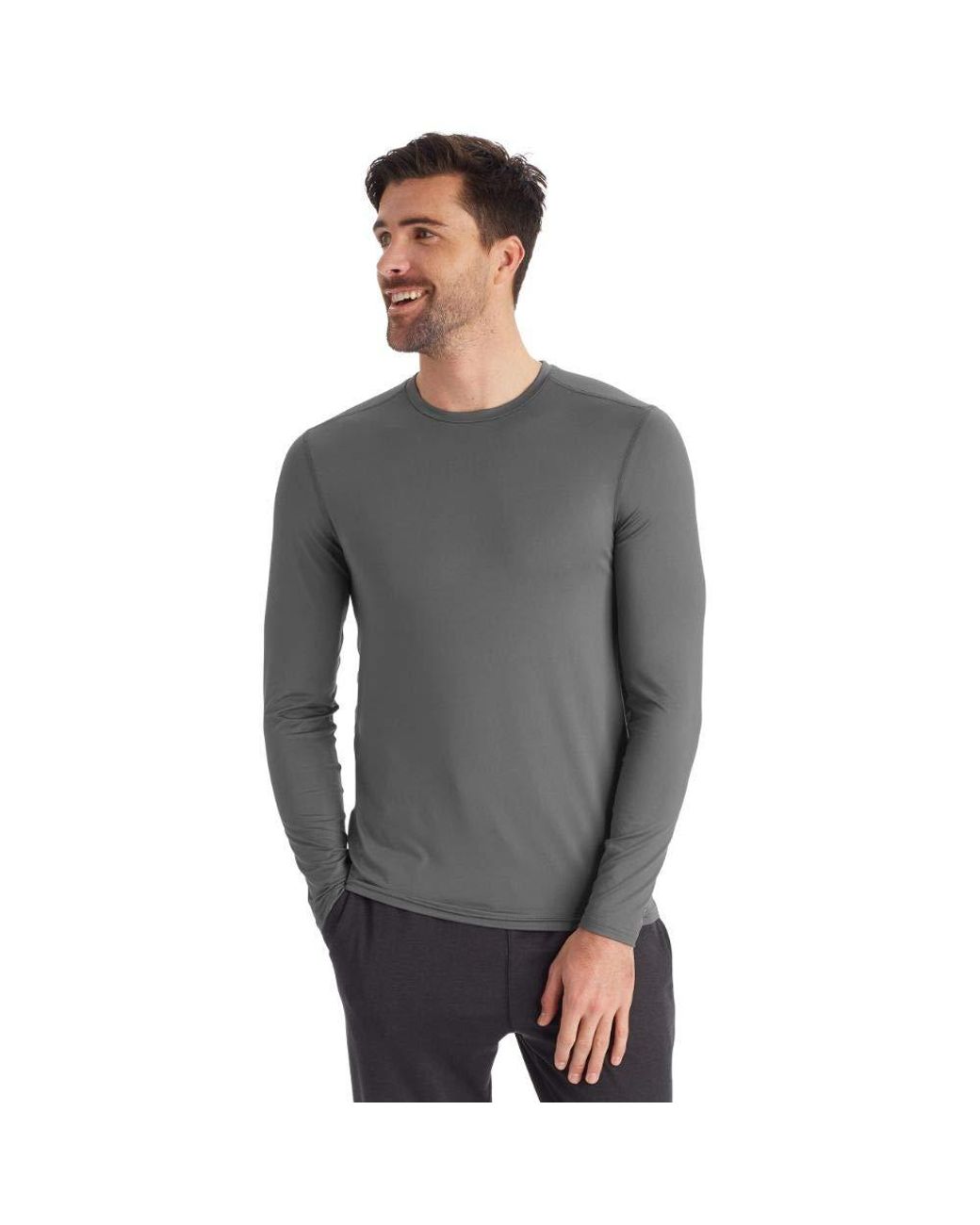 Champion C9 Long Sleeve Tech Tee in Gray for Men Lyst