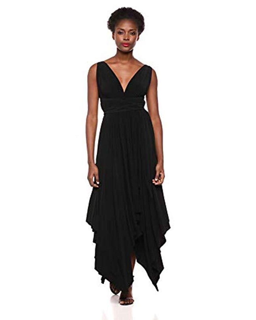 Norma Kamali Goddess Dress in Black Lyst