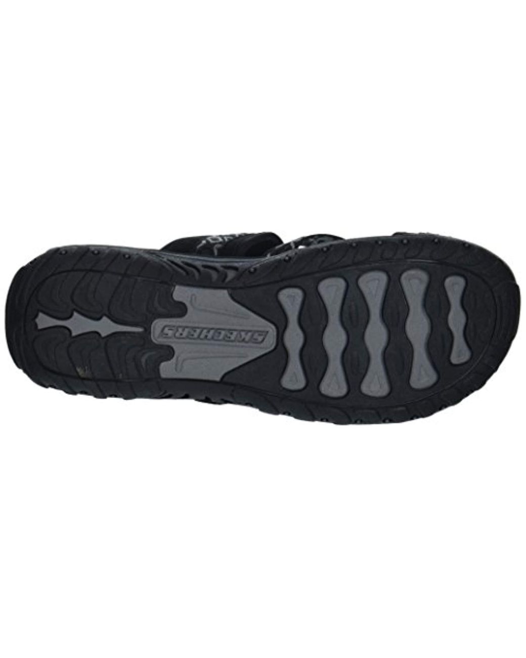 Skechers Reggae-Trailway Flip-slop Sandals Flop in Black/Gray (Black) | Lyst