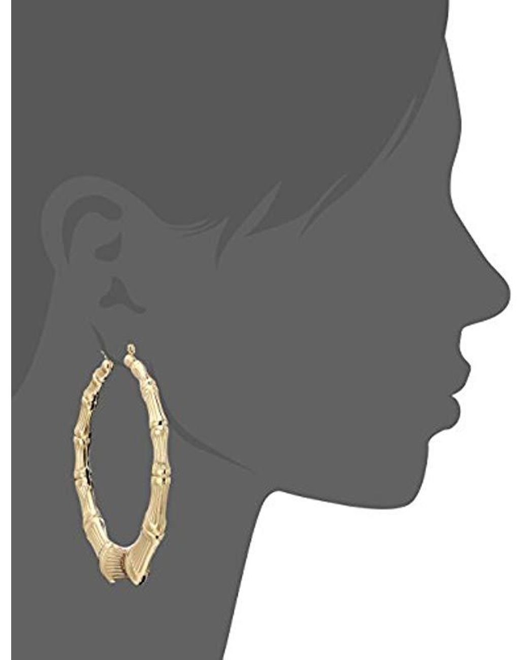 guess bamboo earrings