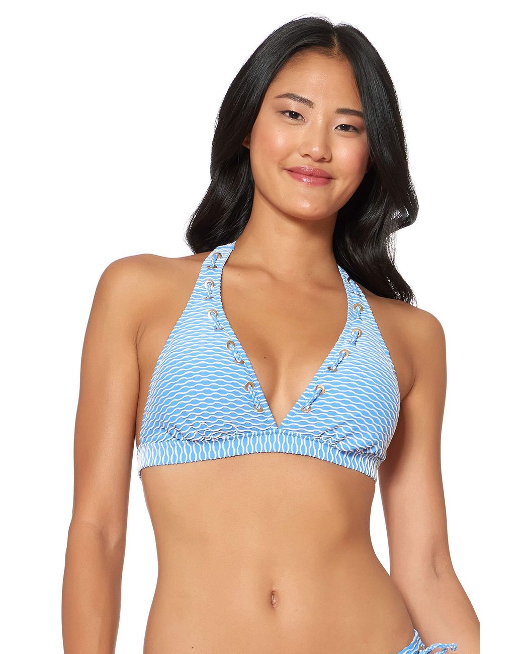 Jessica Simpson Standard Mix & Match Twiggy Swimsuit Separates in Blue
