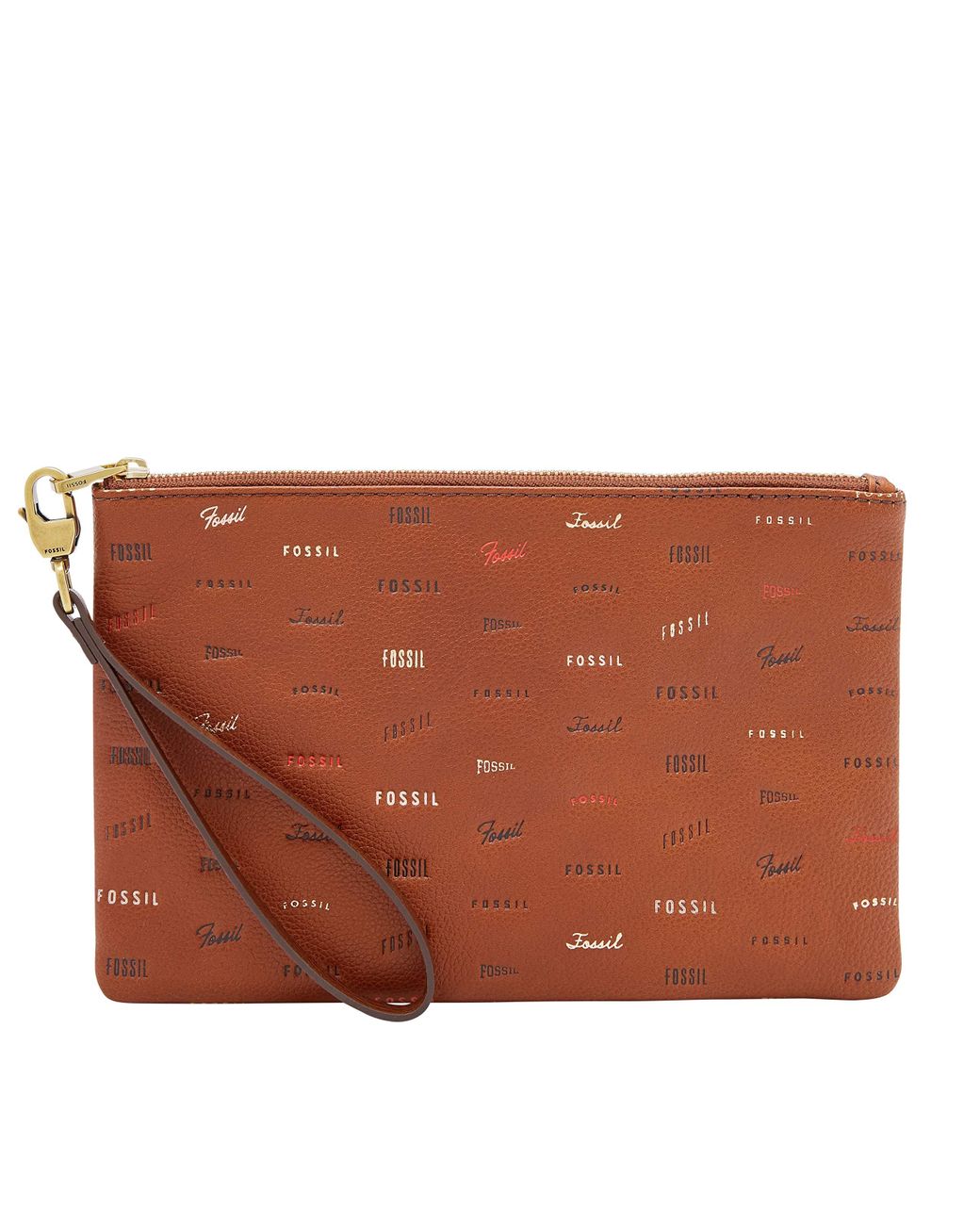 Fossil Gift Leather Wristlet Wallet in Brown Lyst
