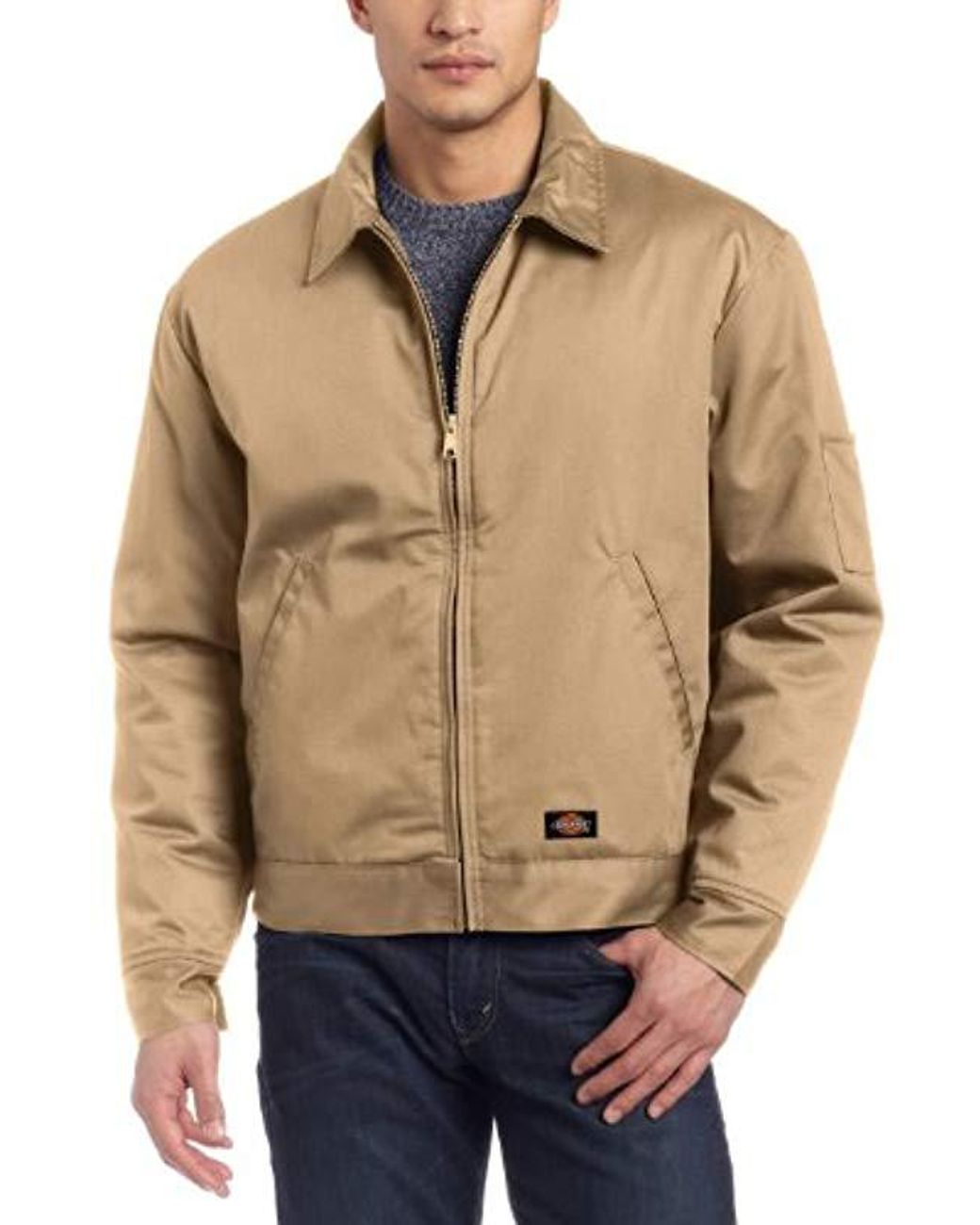 Dickies Big-tall Lined Eisenhower Jacket in Khaki (Natural) for Men - Lyst