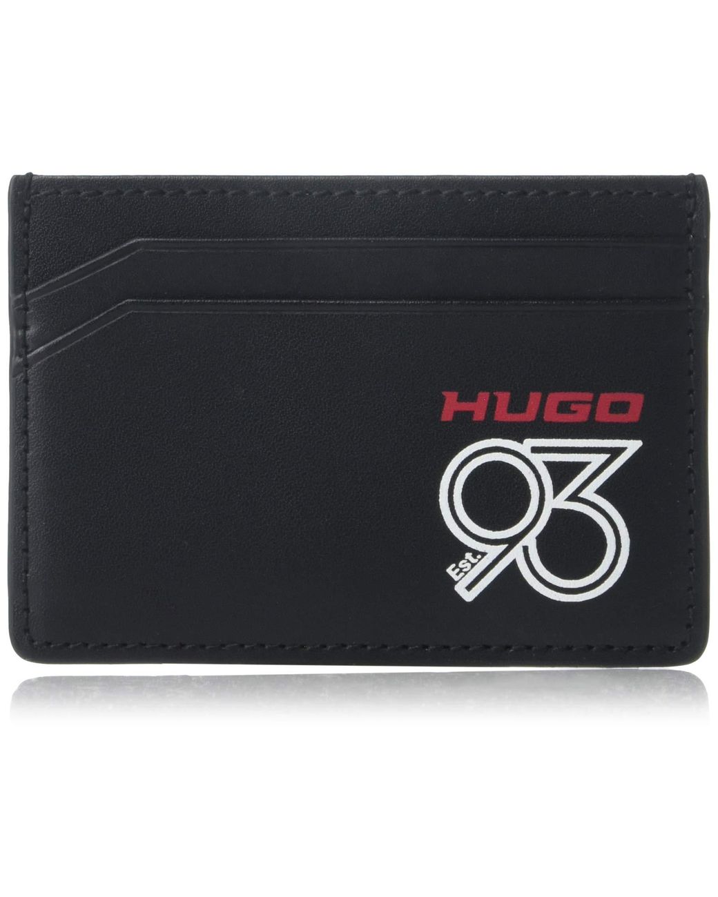 BOSS by Hugo Boss Leather Hugo By Card Holder in Black Lyst