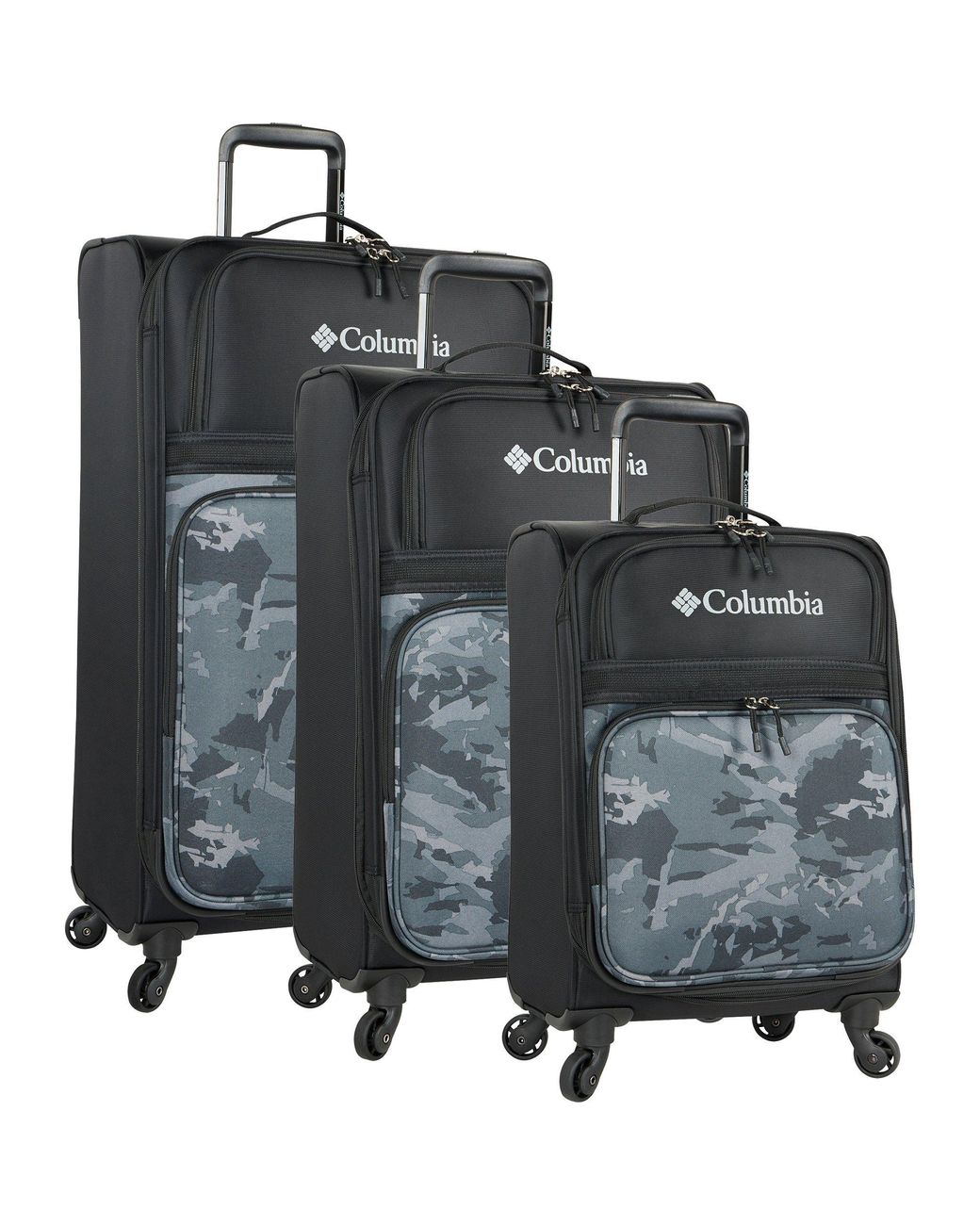 The Camo Collection 3 Piece Expandable Hardside Spinner Luggage