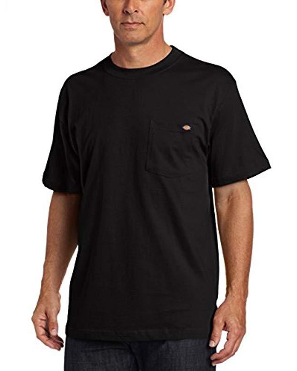Dickies Cotton Big Short-sleeve Pocket T-shirt, Black, 3x-tall for Men ...