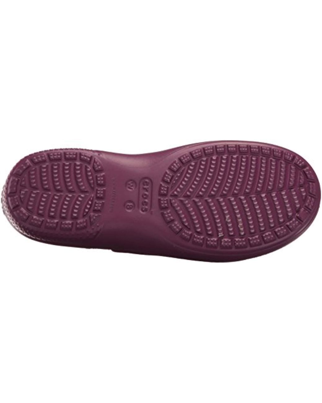 Crocs™ Fleece Freesail Plush Lined Clog Mule in Plum (Purple) | Lyst