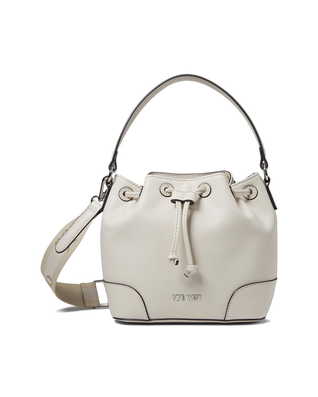 Nine West Ellis Mini Bucket Crossbody in White Lyst
